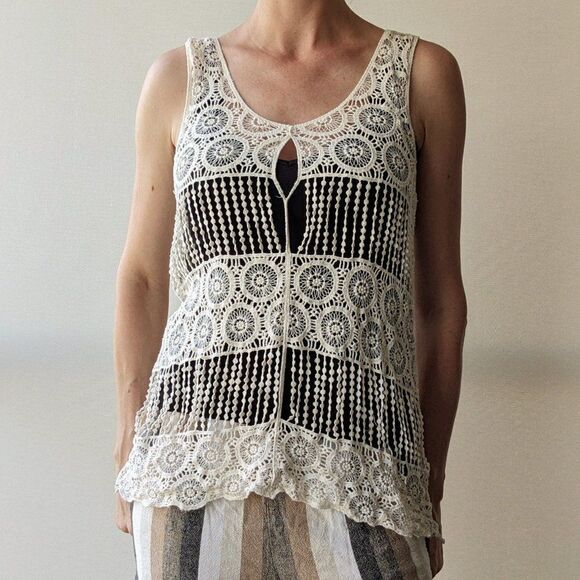 Vintage Crochet Tank Top - Picture 4 of 5
